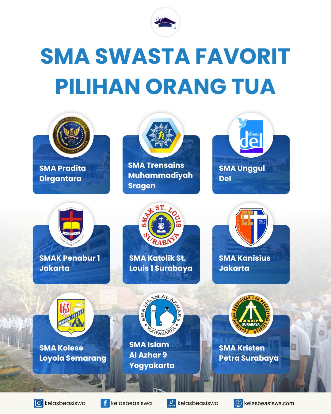 9 SMA Swasta Favorit Pilihan Orang Tua di Indonesia